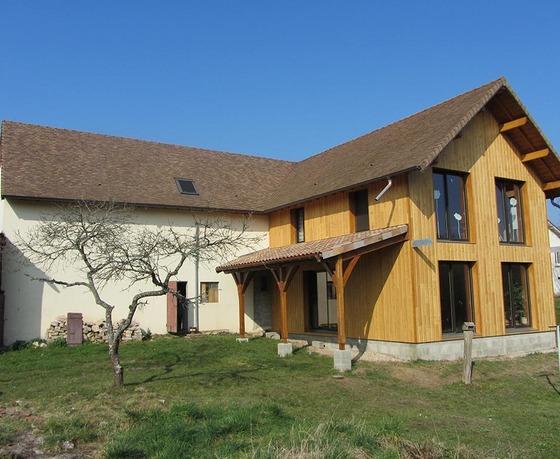 Extension d'une maison à Cuisery