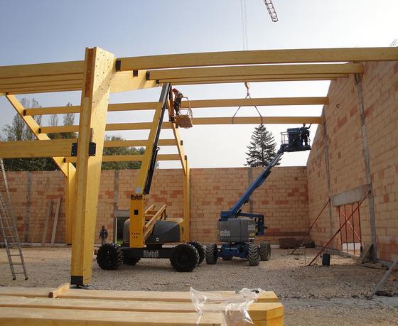 Construction d'un magasin Gamm Vert