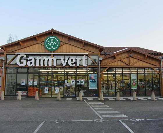 Construction d'un magasin Gamm Vert